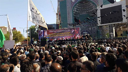 Luto nacional en Irán por los mártires del criminal atentado terrorista en Ahvaz
